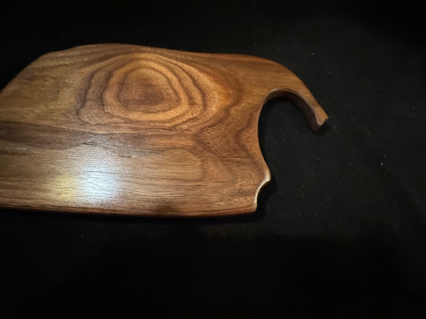 BLOSM | Cutting Board 11”x 8.5” with handle. Walnut. Designed and Handcrafted in California. - BLOSM | Blossom Woodworking