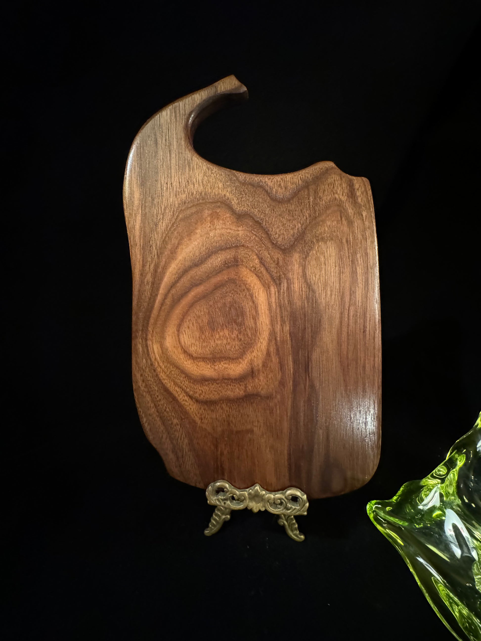 BLOSM | Cutting Board 11”x 8.5” with handle. Walnut. Designed and Handcrafted in California. - BLOSM | Blossom Woodworking