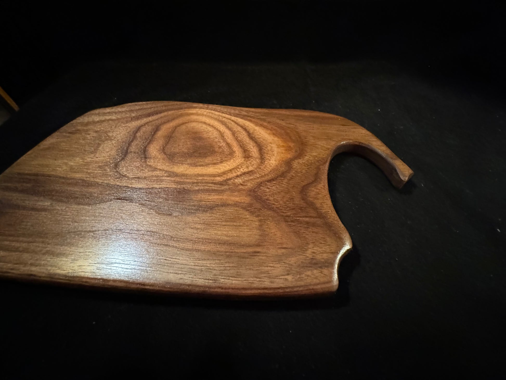 BLOSM | Cutting Board 11”x 8.5” with handle. Walnut. Designed and Handcrafted in California. - BLOSM | Blossom Woodworking