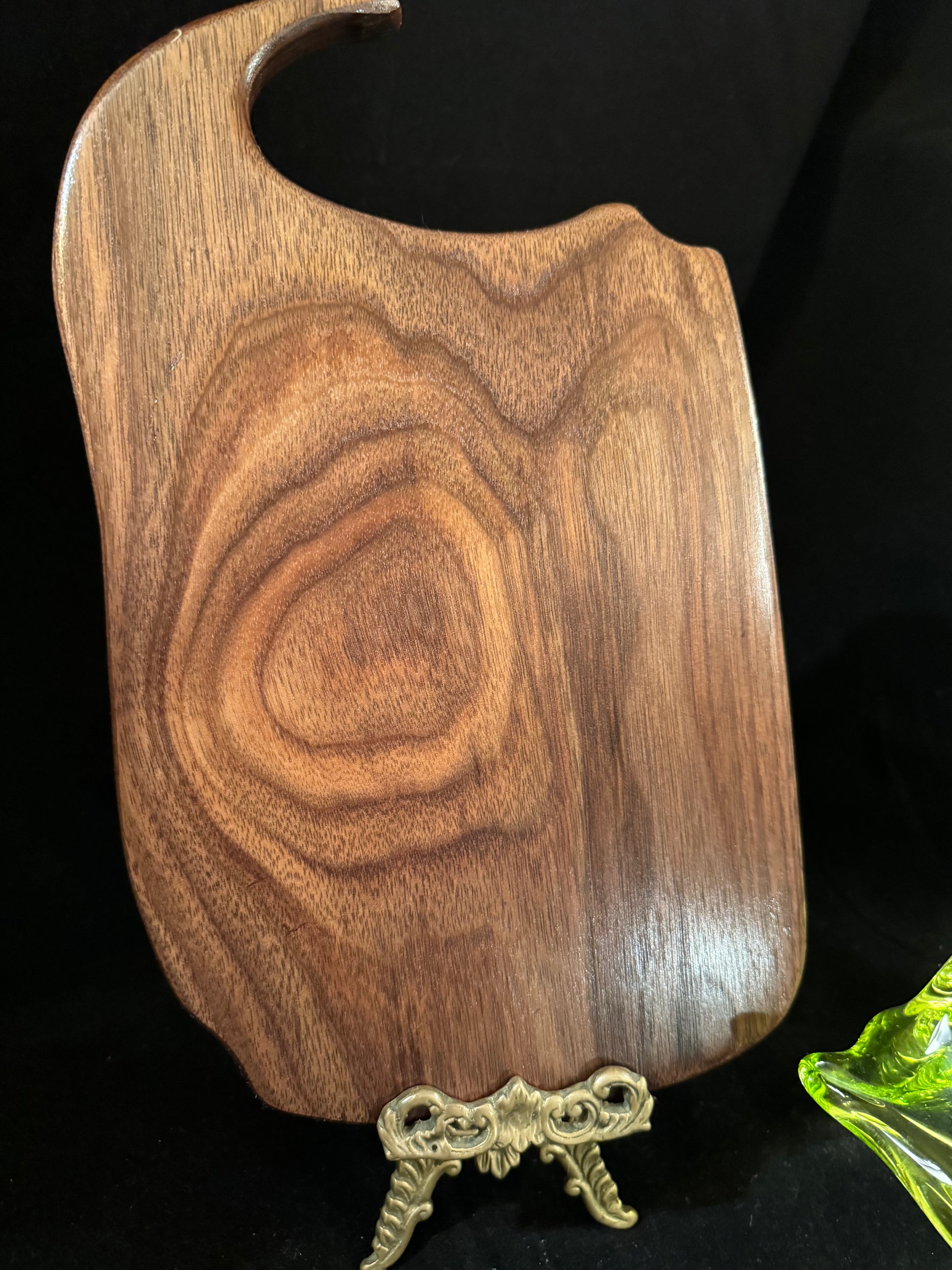BLOSM | Cutting Board 11”x 8.5” with handle. Walnut. Designed and Handcrafted in California. - BLOSM | Blossom Woodworking