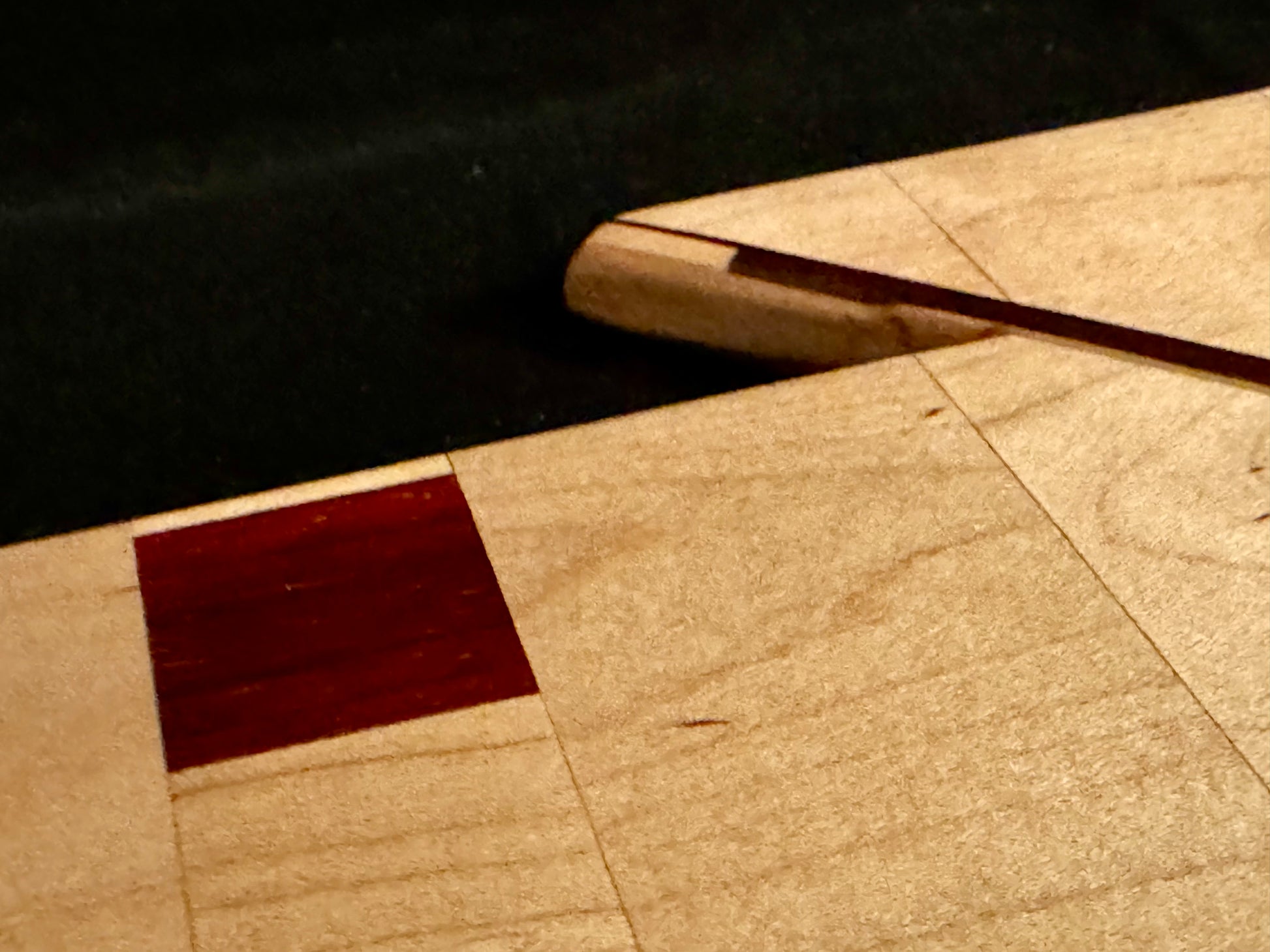 BLOSM | Cutting Boards 15"x 10". "The Glitch IRL ". African Padauk, Maple. Designed and Handcrafted in California. - BLOSM | Blossom Woodworking