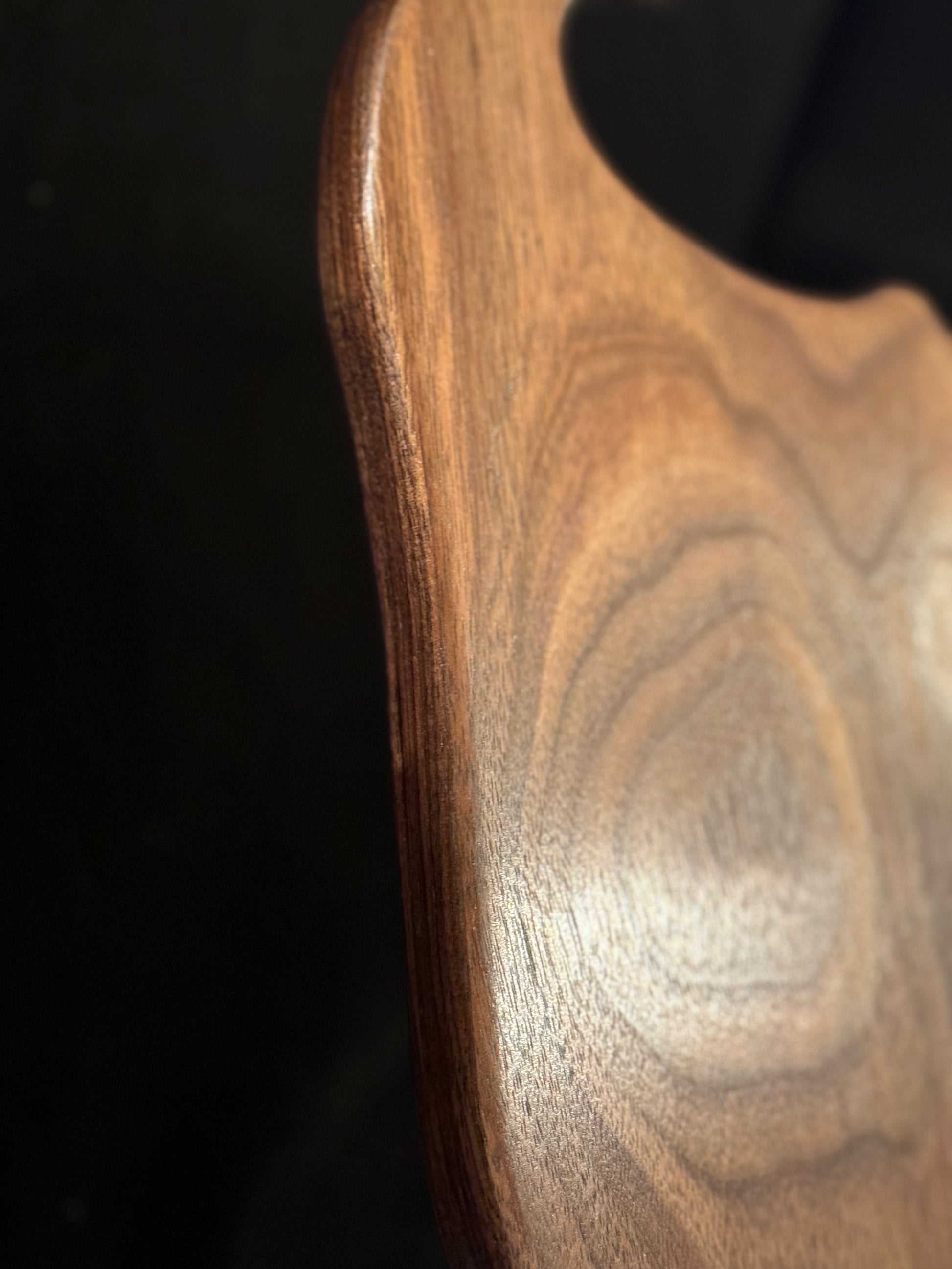 BLOSM | Cutting Board 11”x 8.5” with handle. Walnut. Designed and Handcrafted in California. - BLOSM | Blossom Woodworking