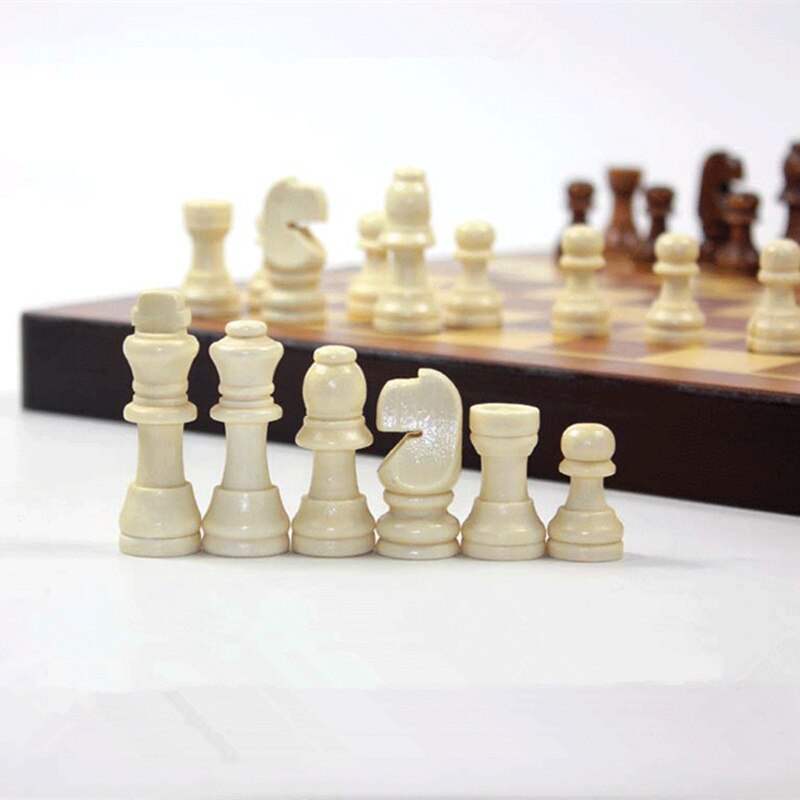 BLOSM | RECOMMENDATION: High End Chess Set Wooden + Two-in-one Checkers pieces. Solid Wood. Folding board with storage. - BLOSM | Blossom Woodworking