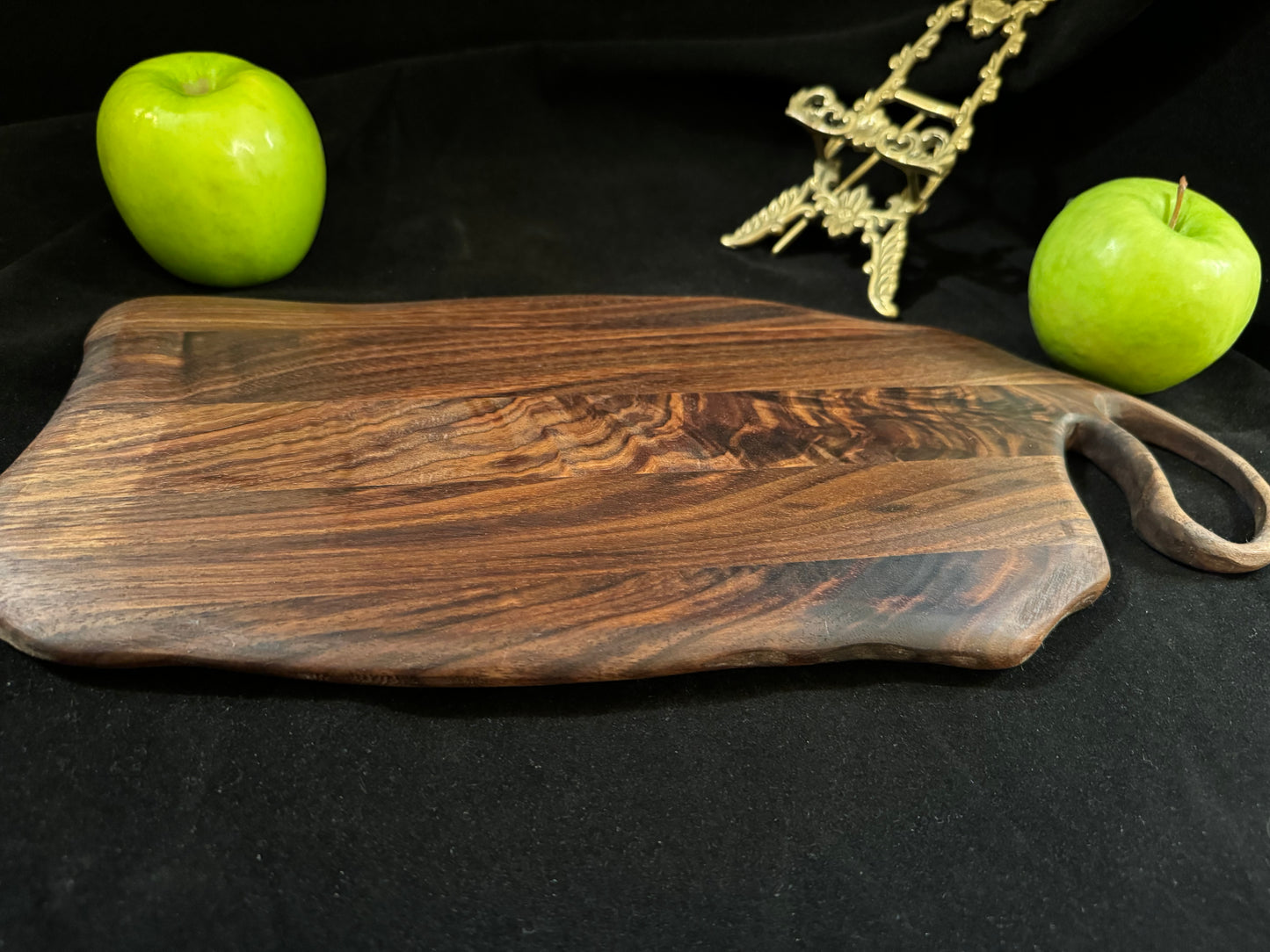 BLOSM | Cutting Boards SET 15"x 9" and 10"x9" with a handle. Walnut. Designed and Handcrafted in California. - BLOSM | Blossom Woodworking