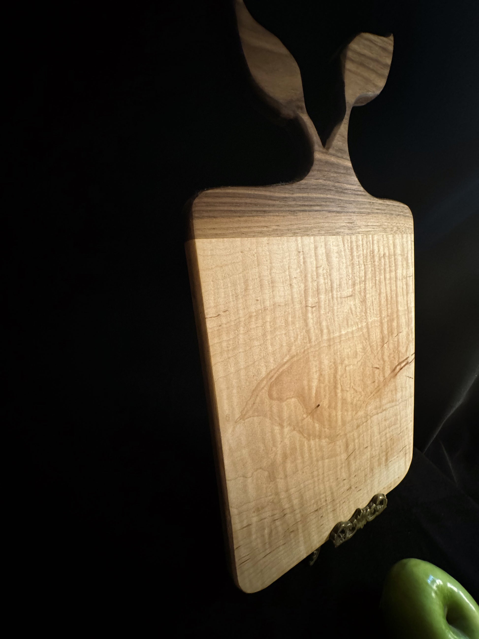 BLOSM | Maple, Walnut Cutting Board 17"x 12" . "Turnip". Designed and Handcrafted in California. - BLOSM | Blossom Woodworking