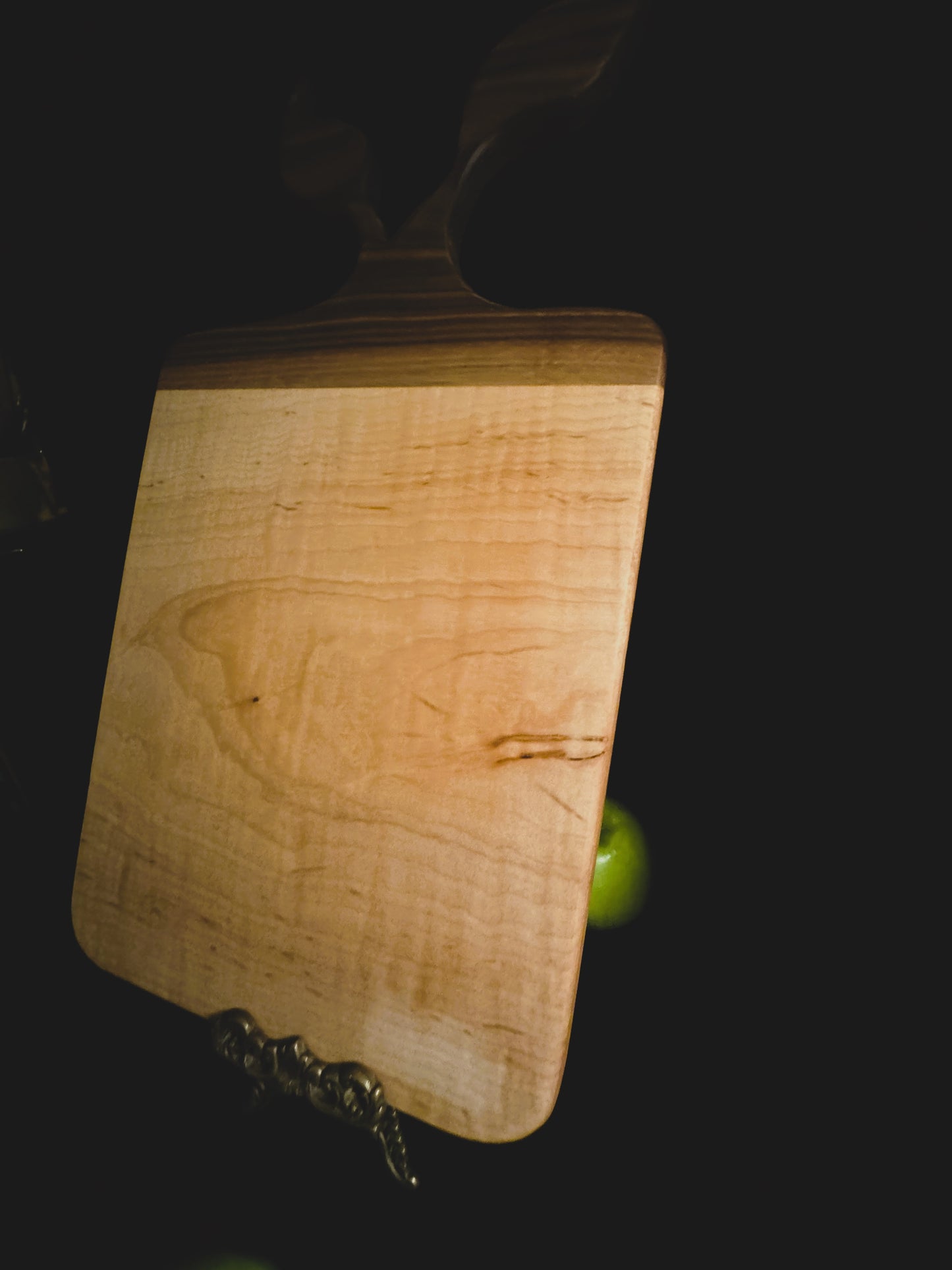 BLOSM | Maple, Walnut Cutting Board 17"x 12" . "Turnip". Designed and Handcrafted in California. - BLOSM | Blossom Woodworking