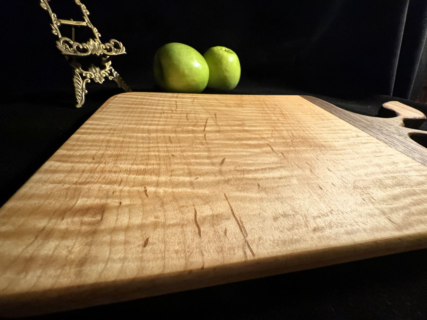 BLOSM | Maple, Walnut Cutting Board 17"x 12" . "Turnip". Designed and Handcrafted in California. - BLOSM | Blossom Woodworking
