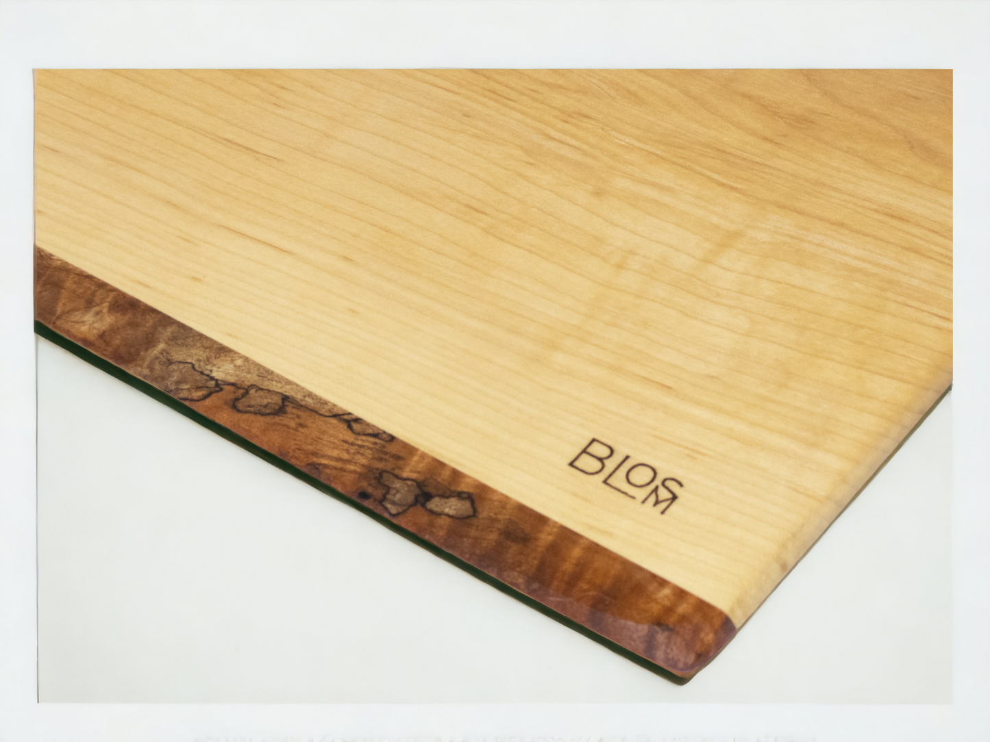 BLOSM | Original | Spalted Line | Cutting Board. Walnut, Maple and Spalted Maple. Thick, 20in x 12in x 1in. Limited run. Elegant, luxury, unique design, artisan, high-end, handcrafted in USA. - BLOSM | Blossom Woodworking