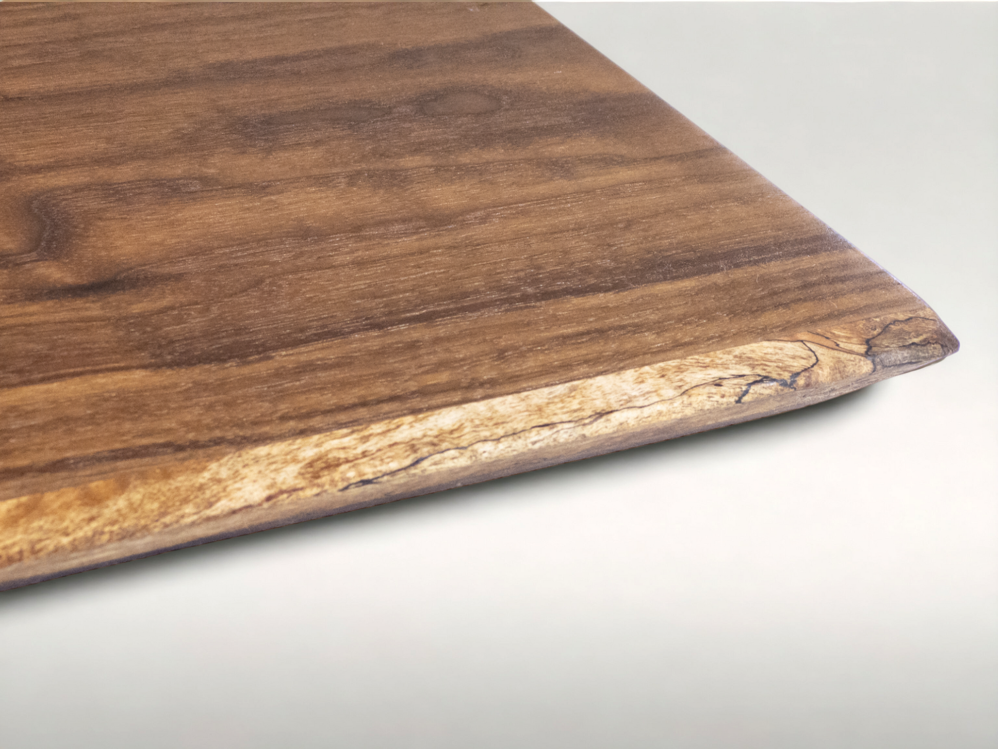 BLOSM | Original | Spalted Line | Cutting Board. Walnut, Maple and Spalted Maple. Thick, 20in x 12in x 1in. Limited run. Elegant, luxury, unique design, artisan, high-end, handcrafted in USA. - BLOSM | Blossom Woodworking