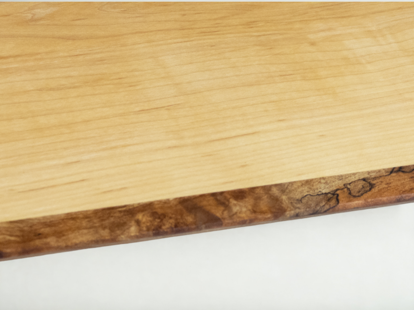 BLOSM | Original | Spalted Line | Cutting Board. Walnut, Maple and Spalted Maple. Thick, 20in x 12in x 1in. Limited run. Elegant, luxury, unique design, artisan, high-end, handcrafted in USA. - BLOSM | Blossom Woodworking