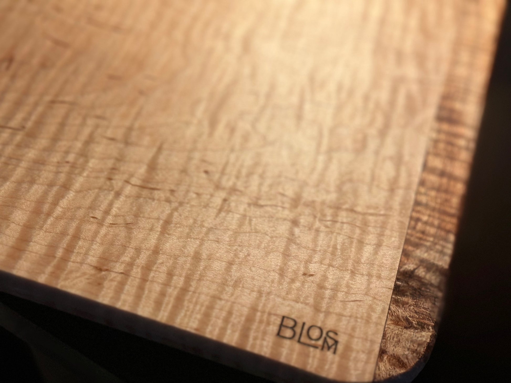 BLOSM | Spalted Maple, Walnut Cutting Board 19"x11.5" High end handcrafted, with a story. Limited run with Certificate of Authenticity.